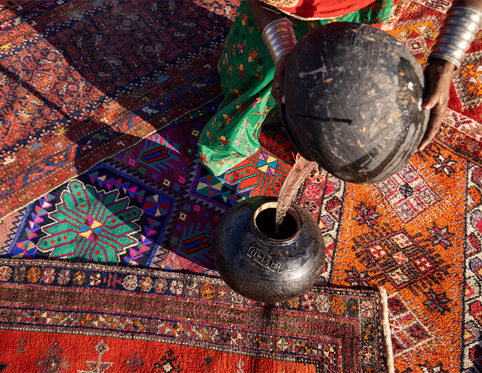 kilim or vintage carpets collection