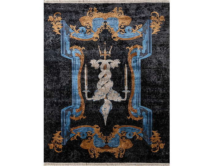 Ebony/Black Olive Hand Knotted Rug