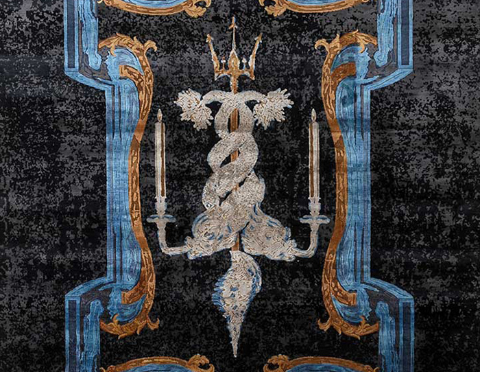 Cocoa Brown Mauve Hand Knotted Rugs