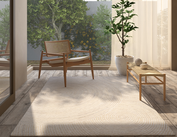Natural Camel/Natural Camel Hand Tufted Rug